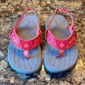 Columbia Girls Techsun Flip Toddler Size 10